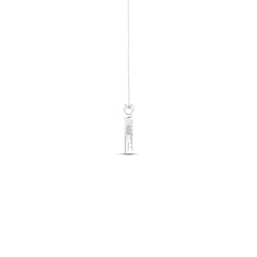 "X" Initial Lab Grown Fashion Pendant
