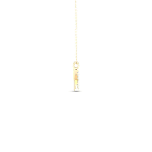 "X" Initial Lab Grown Fashion Pendant