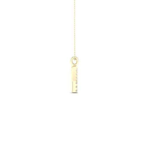 "Y" Initial Lab Grown Fashion Pendant