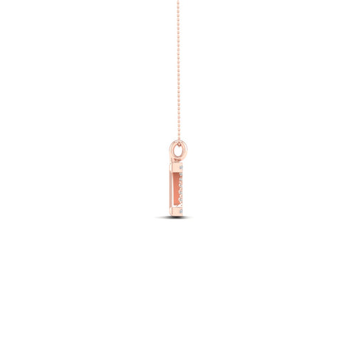 "Z" Initial Lab Grown Fashion Pendant
