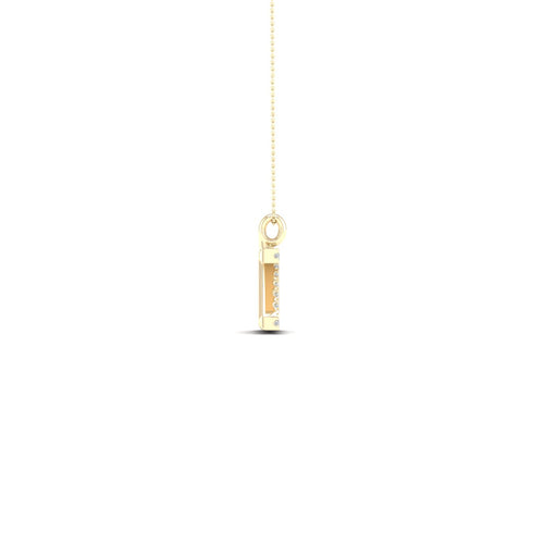 "Z" Initial Lab Grown Fashion Pendant