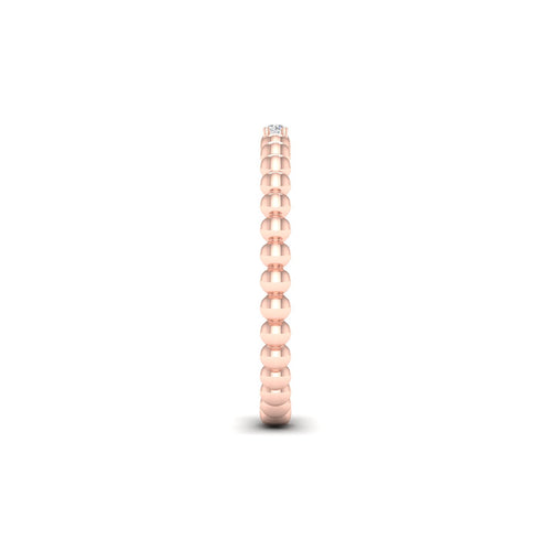 0.02 Ctw Single Stone Lab Grown Stackable Ring