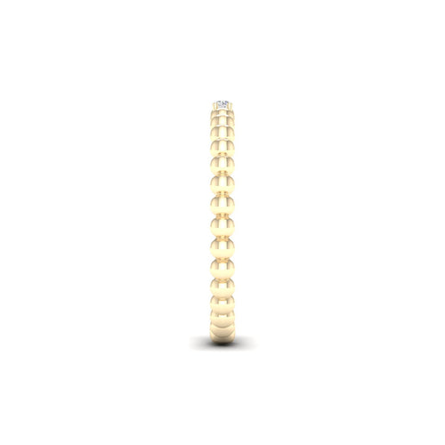 0.02 Ctw Single Stone Lab Grown Stackable Ring
