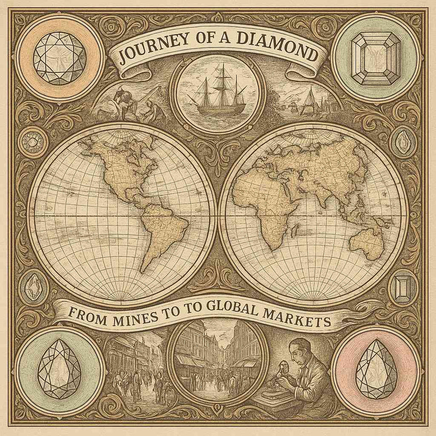 Journey of a Diamond: From Mines to Global Markets