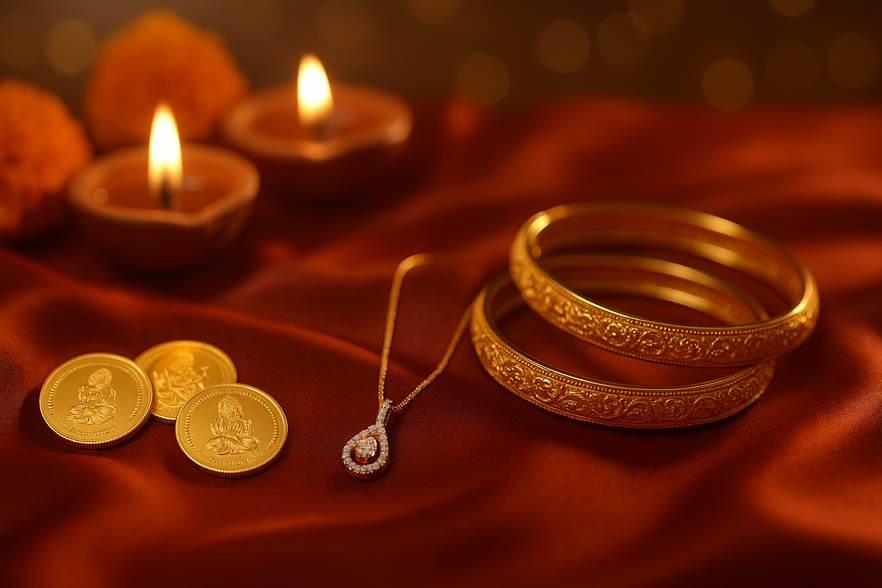 Why Dhanteras Is the Most Auspicious Day to Buy Gold & Diamond Jewelry