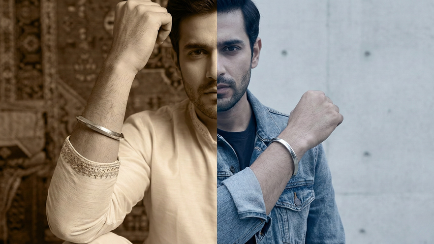 Why Do Men Wear Silver Kada? Meaning, Benefits & Cultural Significance