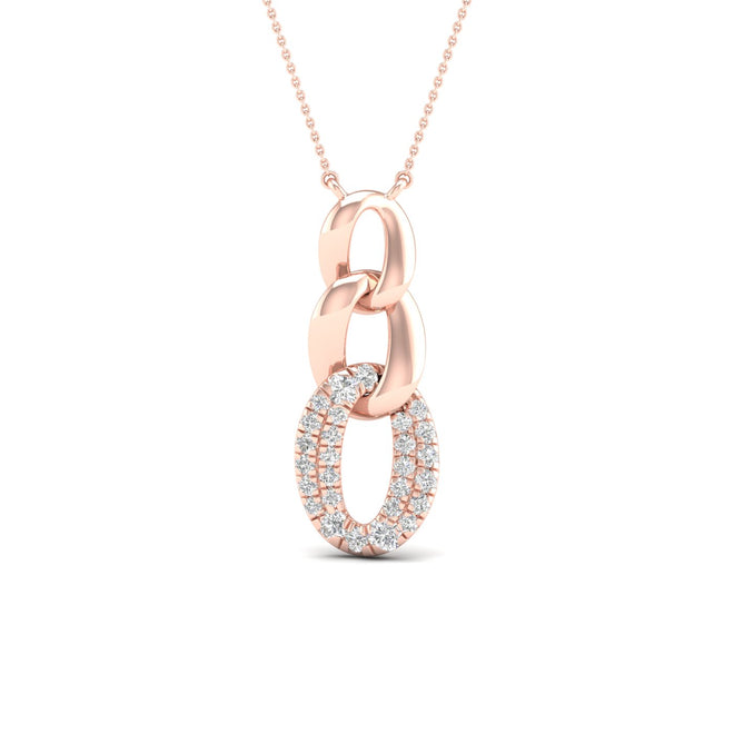 1/5 Ctw Cuban Link Fashion Pendant