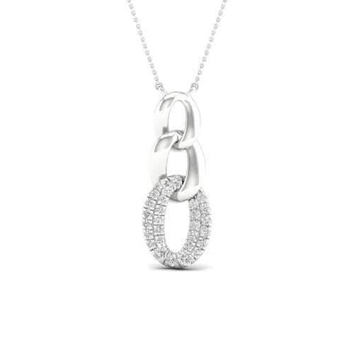 1/5 Ctw Cuban Link Fashion Pendant