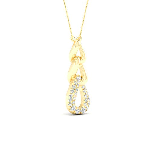 1/5 Ctw Cuban Link Fashion Pendant