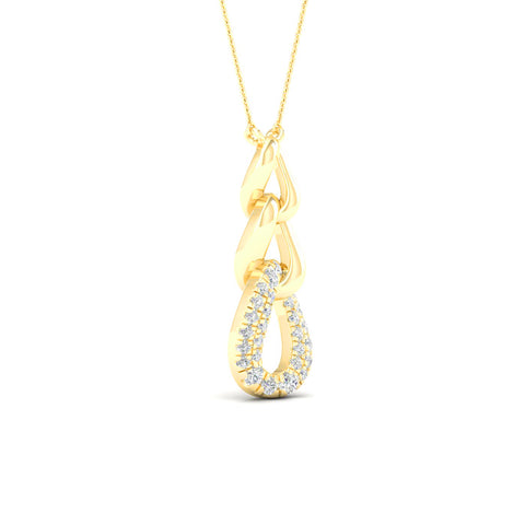 1/5 Ctw Cuban Link Fashion Pendant
