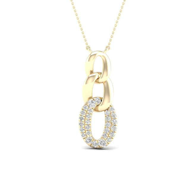 1/5 Ctw Cuban Link Fashion Pendant