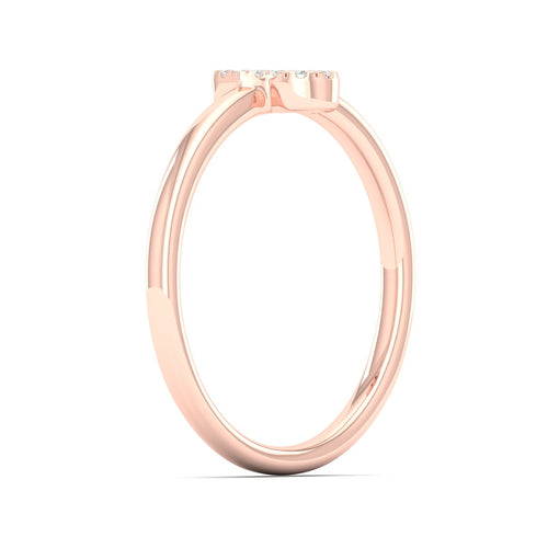 0.06 Ctw Hamsa Lab Grown Fashion Ring