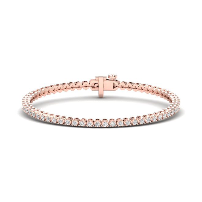 2 ctw Four Prong Round Classic Tennis Bracelet