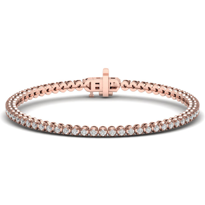 1 ctw Four Prong Round Classic Tennis Bracelet