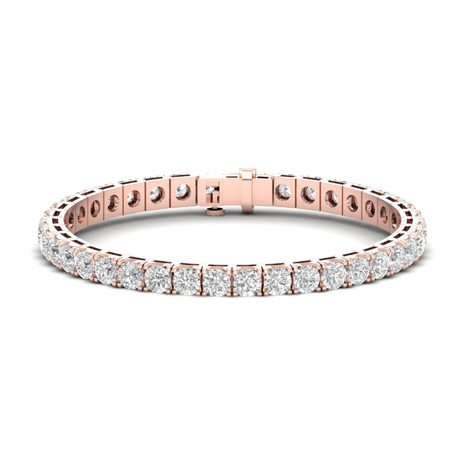 15 ctw Four Prong Round Classic Tennis Bracelet