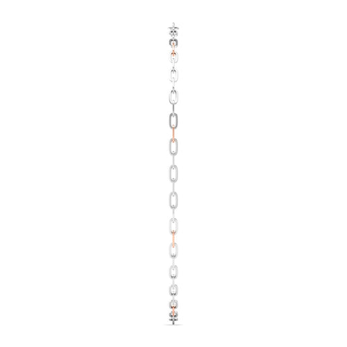 Ivaan - Plain Platinum Gold Tab Men's Chain