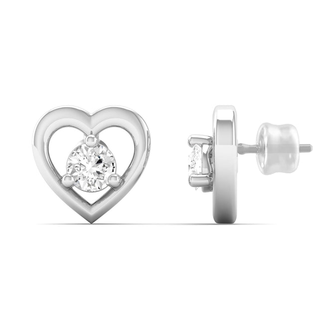 Lab Grown Diamond Stud Earrings 9k Solid Gold