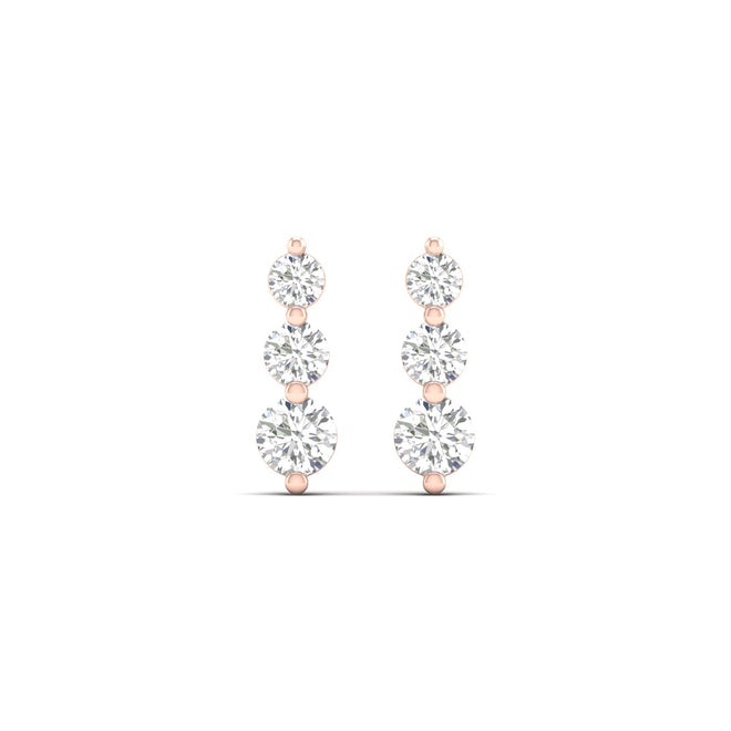 1.00 Ctw Trinal Fashion Earring