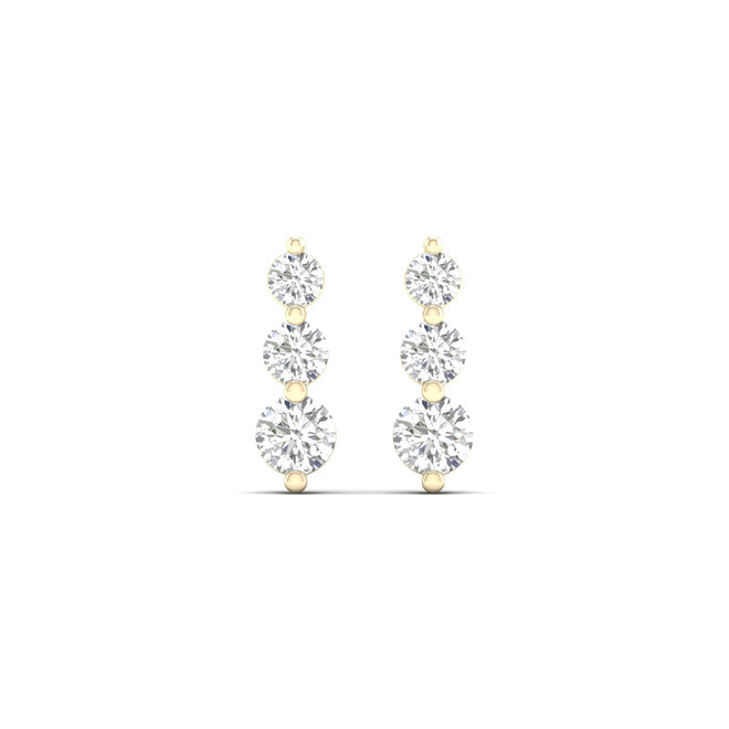 1.00 Ctw Trinal Fashion Earring