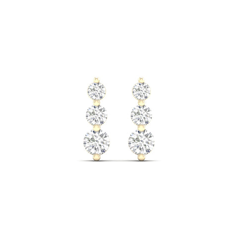 1.00 Ctw Trinal Fashion Earring
