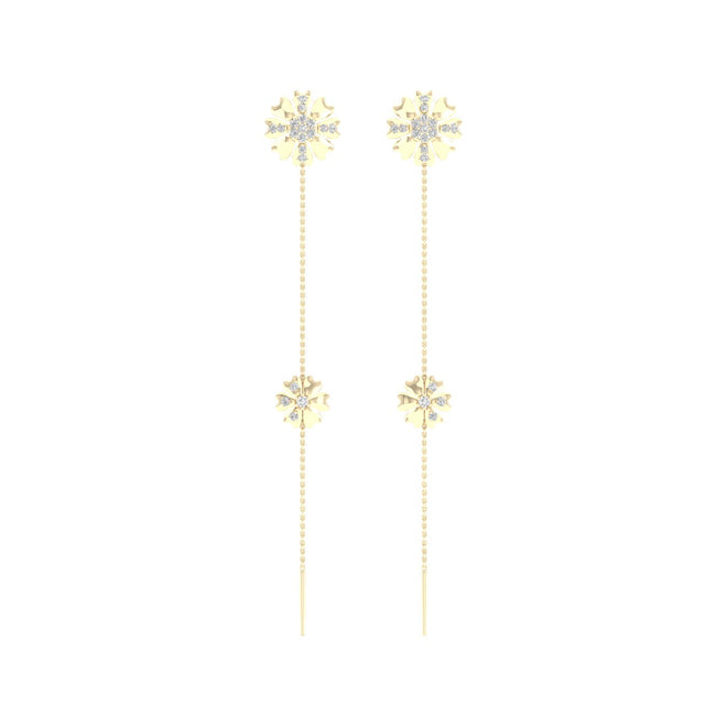 1/3 Ctw Marisol Threader Fashion Earrings