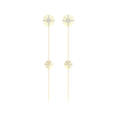 1/3 Ctw Marisol Threader Fashion Earrings