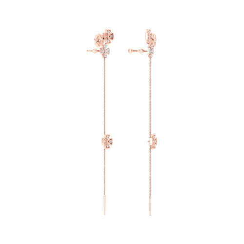 1/3 Cts Bouquet Threader Fashion Earrings