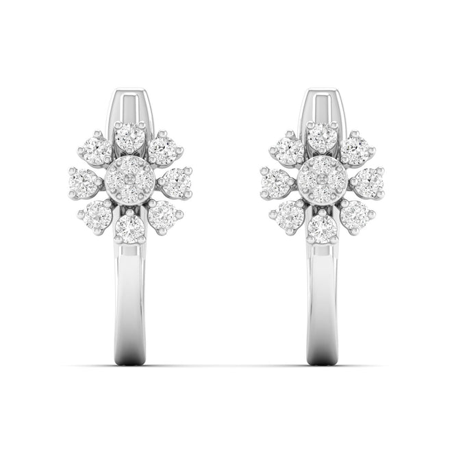 0.25 Ct Diamond Fashion Stud Earrings 9k Solid Gold