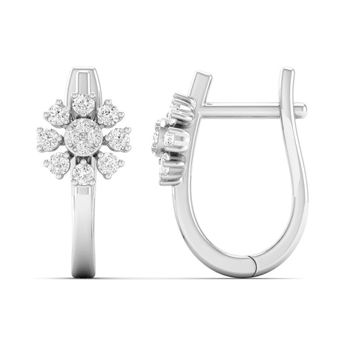 0.25 Ct Diamond Fashion Stud Earrings 9k Solid Gold