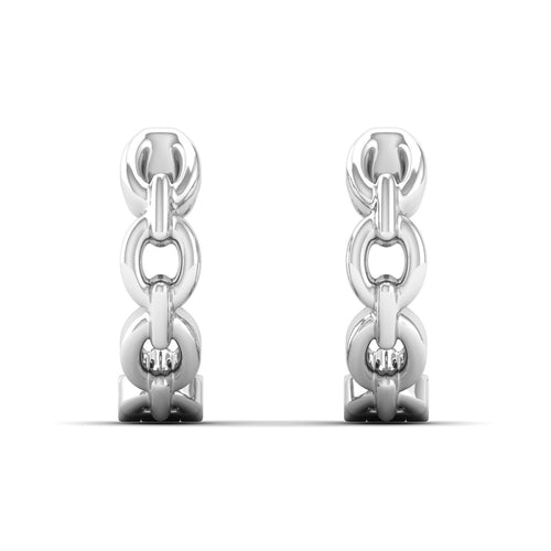 Nova Orbit Huggie Earrings in 9KT Gold