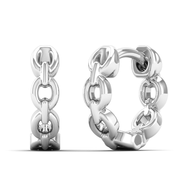 Nova Orbit Huggie Earrings in 9KT Gold