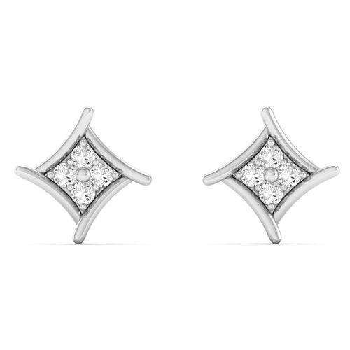 1/10 Ctw Seren Silver Lab Grown Earring