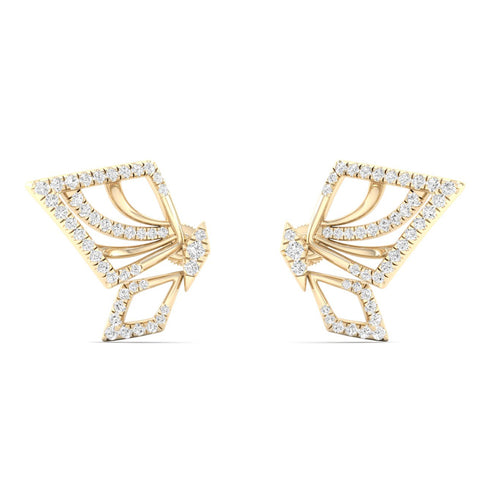 1/2 Ctw Ethereal Fashion Ear Stud