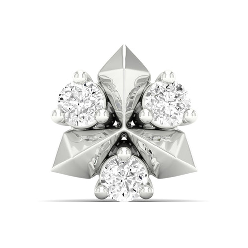 Tristar Nose Pin and 2nd Ear Piercing Stud