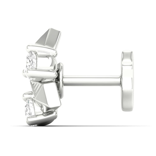 Tristar Nose Pin and 2nd Ear Piercing Stud