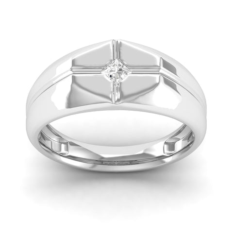 Riyan - 1/6 Ctw. Platinum Men's Ring