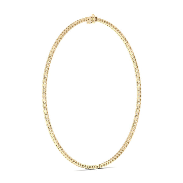 15 1/10 ctw Classic Tennis Necklace in Four Prongs