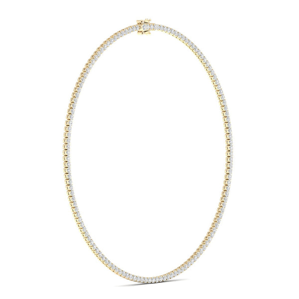 11 ctw Classic Tennis Necklace in Four Prongs