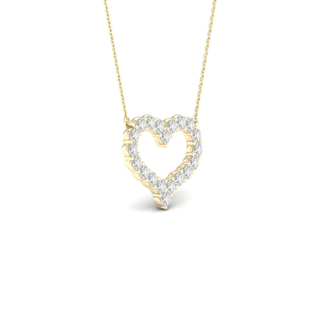 1/4 Ctw Heart Fashion Pendant