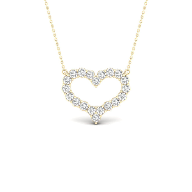 1/4 Ctw Heart Fashion Pendant