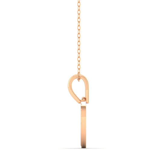 9k Solid Gold Shell Heart Fashion Pendant