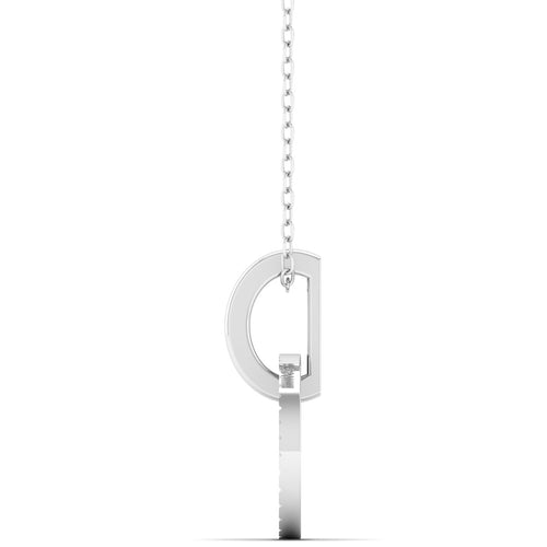Round Plain 9K Solid Gold Pendant