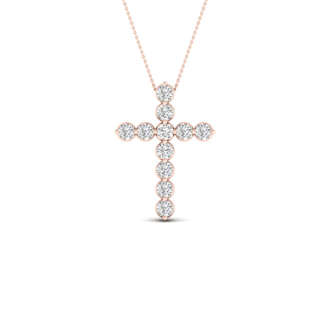 1/2 Ctw Classic Cross Fashion Pendant