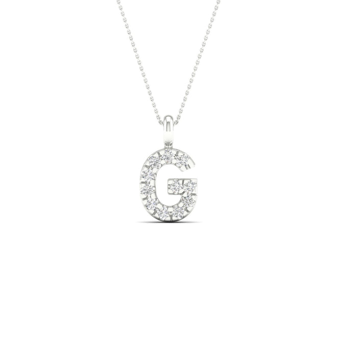 "G" Initial Fashion Pendant
