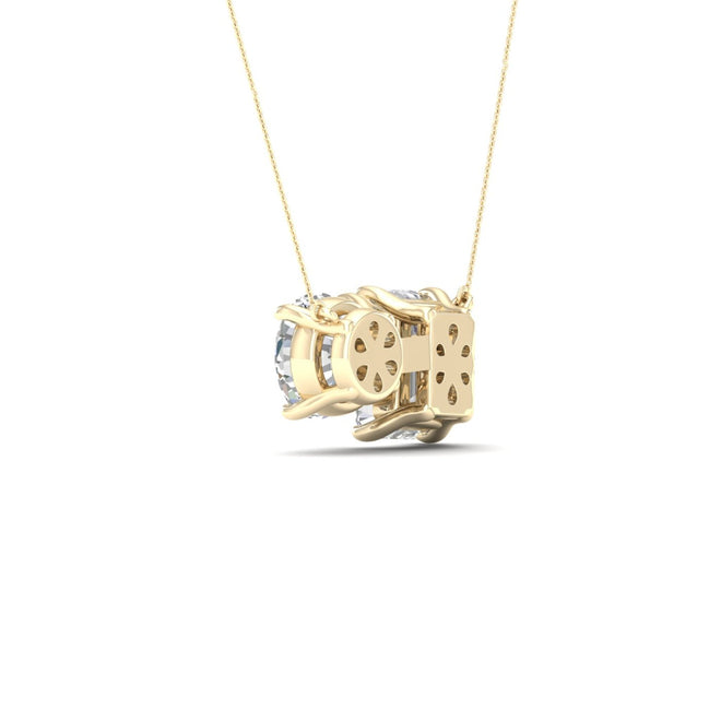 2 3/4 ctw Round Emerald Noi Pendant