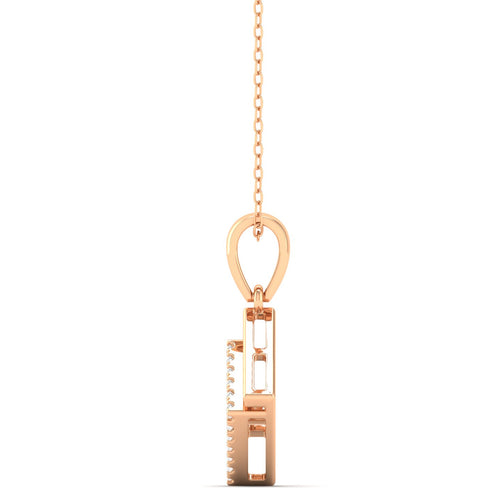 9k Solid Gold Women's Fashion Pendant