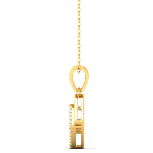 9k Solid Gold Women's Fashion Pendant