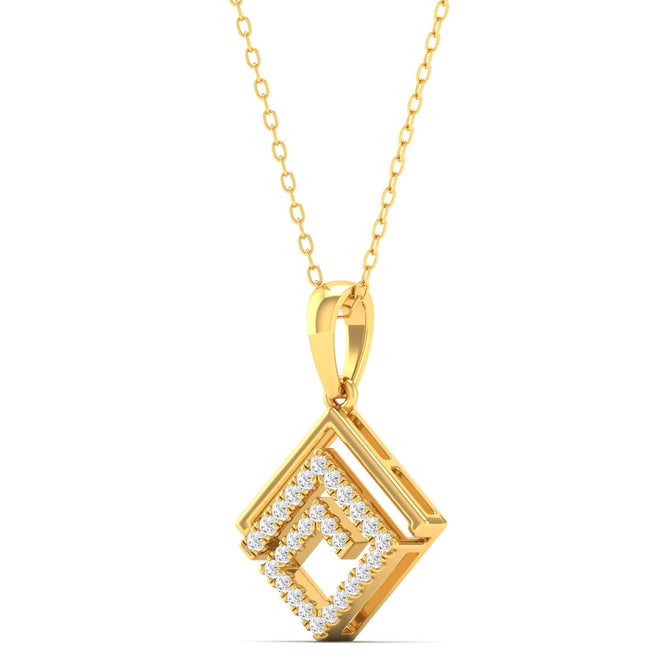 9k Solid Gold Women's Fashion Pendant