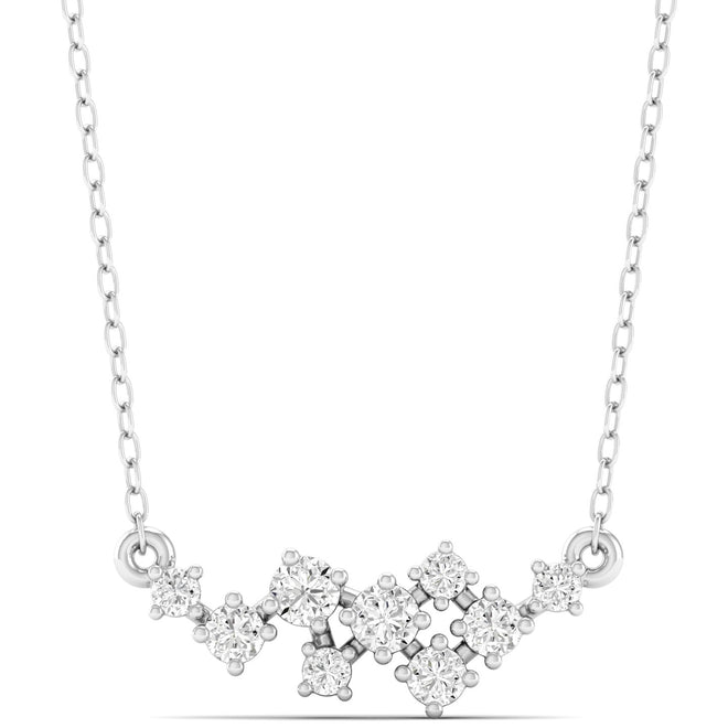 0.26Ctw Round Lab Grown Fashion Necklace
