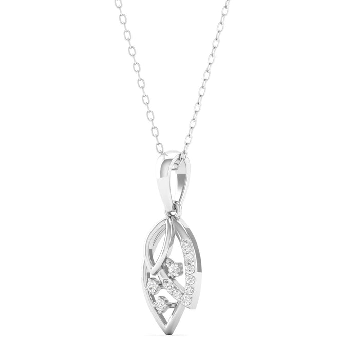 0.09Ct Round Cut Lab Grown Diamond 9k Solid Gold